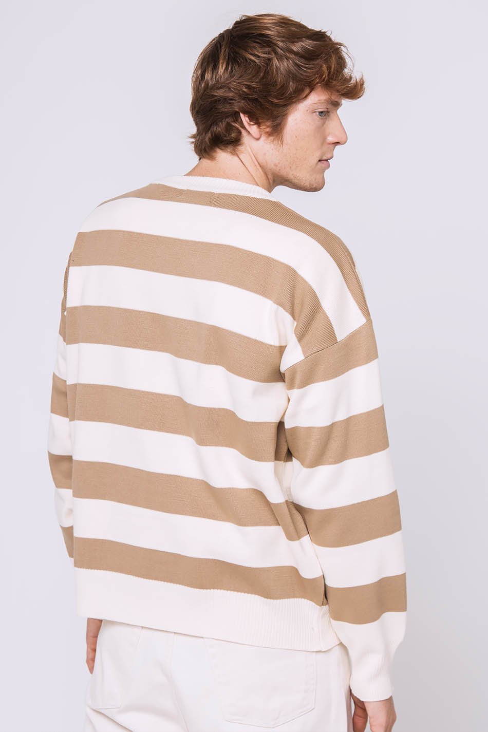 Pull Anibal Stripes Beige