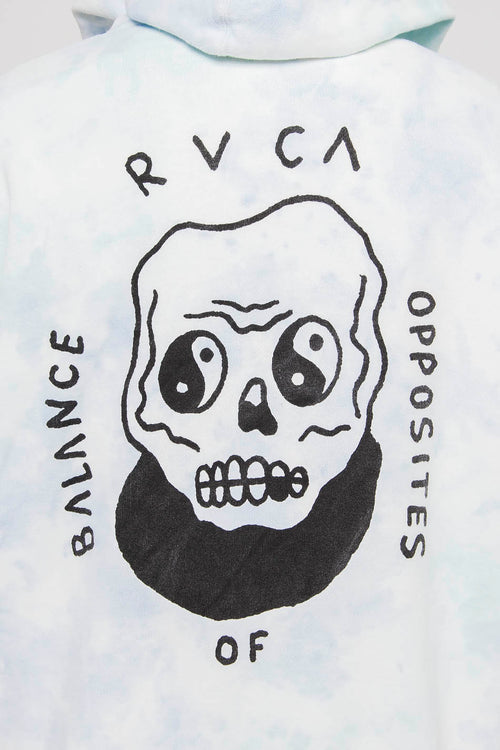 Sweatshirt à Capuche RVCA Benji Skull Blumble Tie Dye