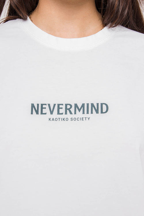 T-shirt Washed Nevermind