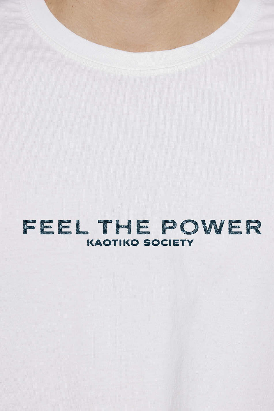T-shirt Washed Feel the Power