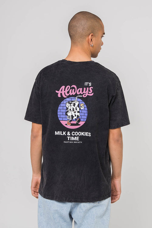 T-shirt Washed Milk and Cookies