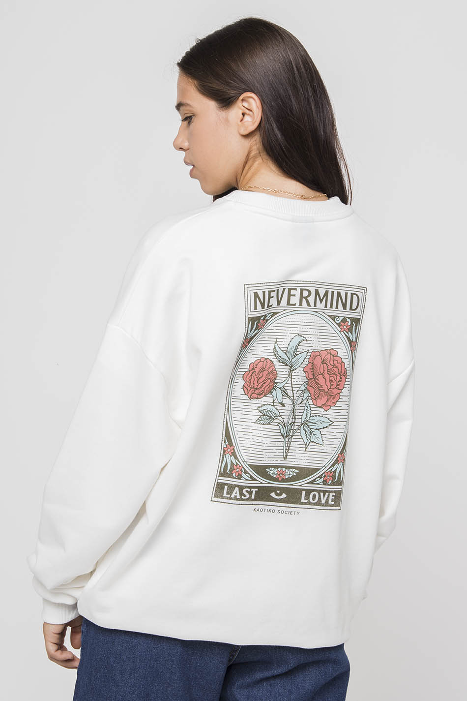 Sweatshirt Nevermind Ivory