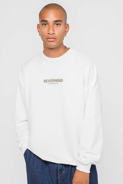 Sweatshirt Nevermind Ivory
