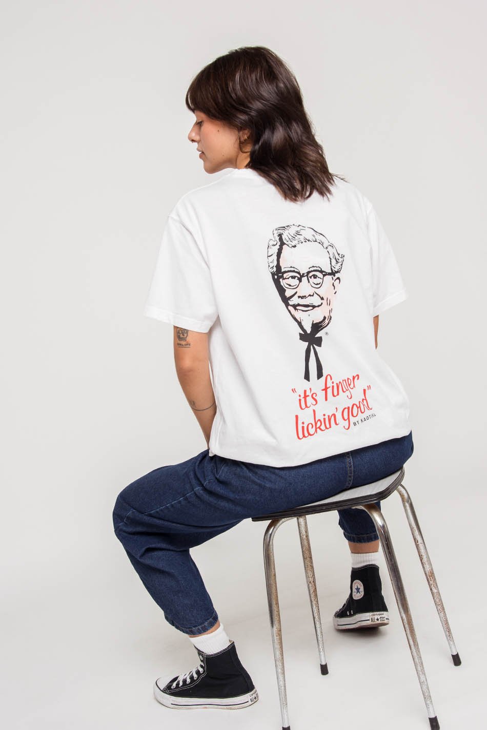 T-shirt délavé KFC by Kaotiko