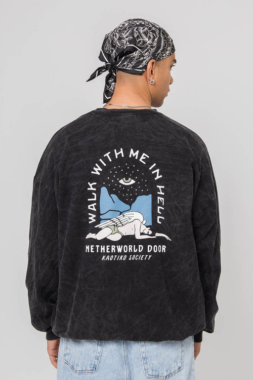 Sweatshirt Washed Netherworld Door