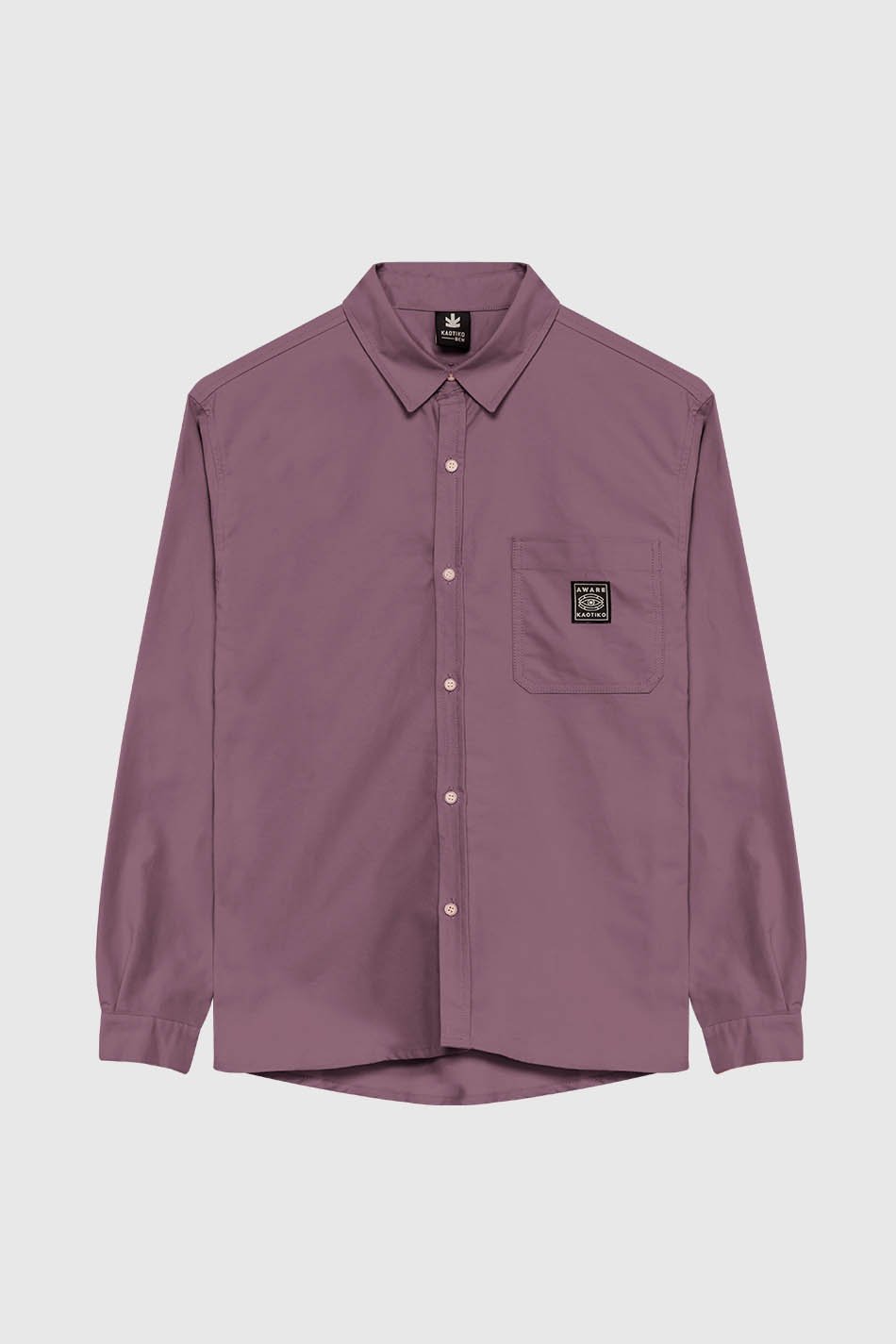 Chemise Washed Roger Purple