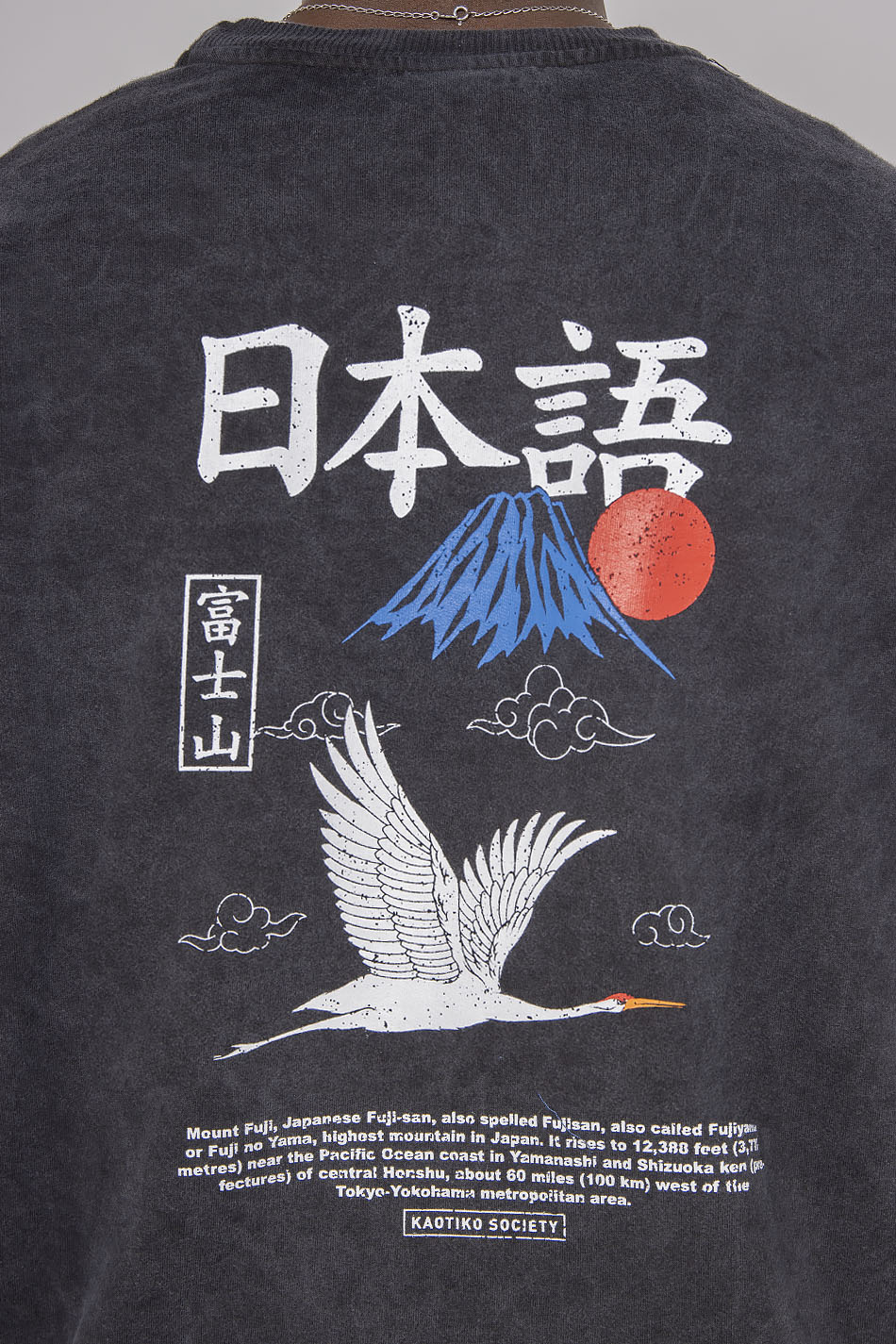 Sweat Washed Heron Japan Black
