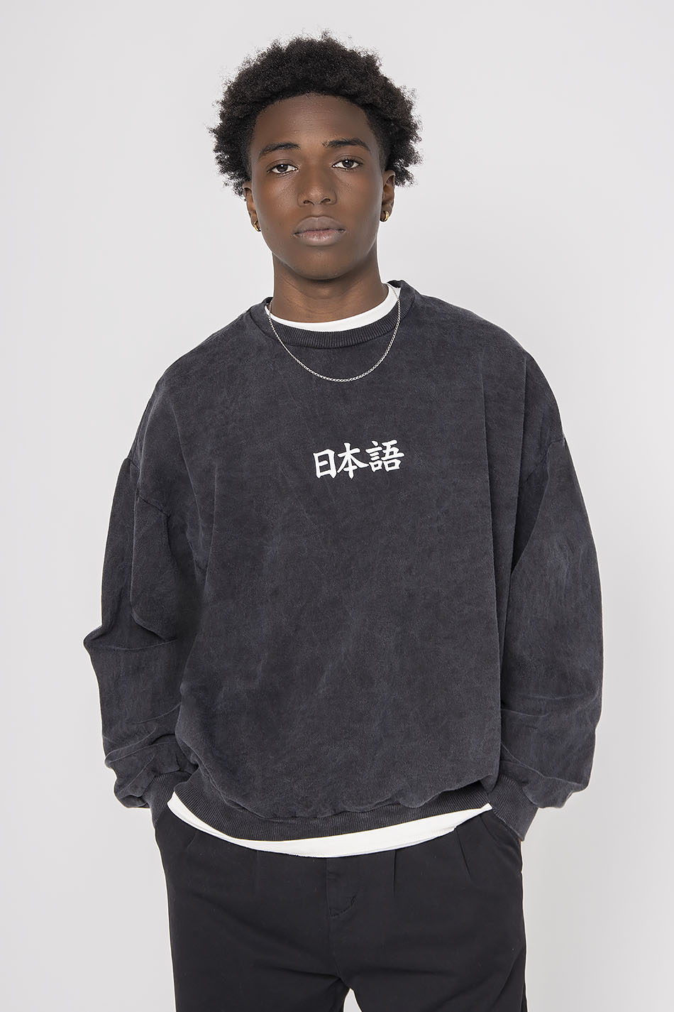 Sweat Washed Heron Japan Black