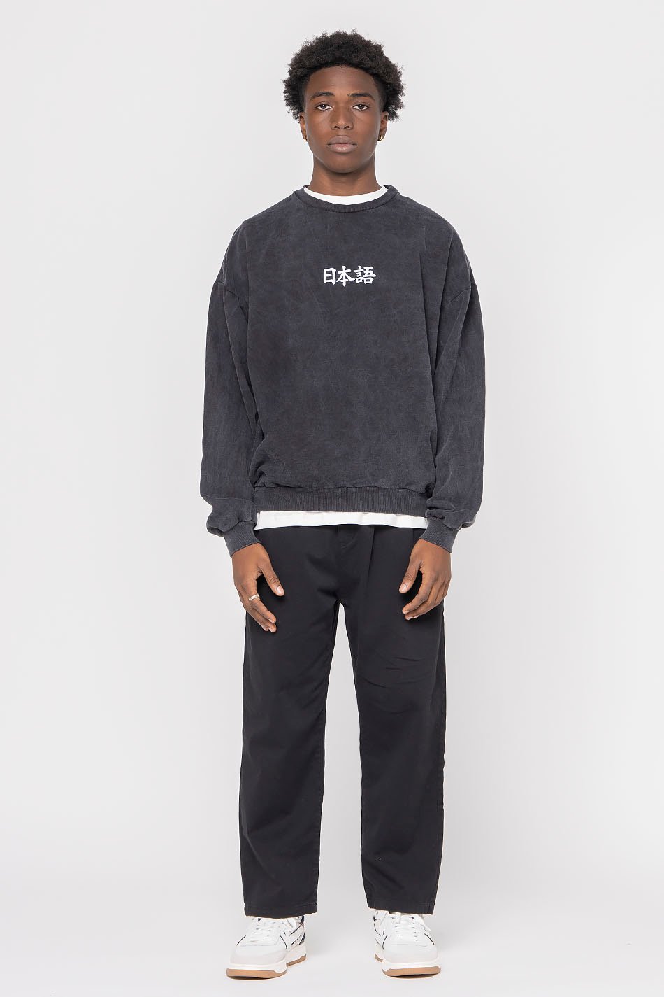 Sweat Washed Heron Japan Black