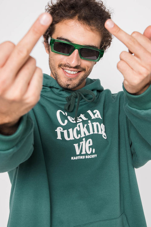 Sweatshirt C'est La Vie Jade