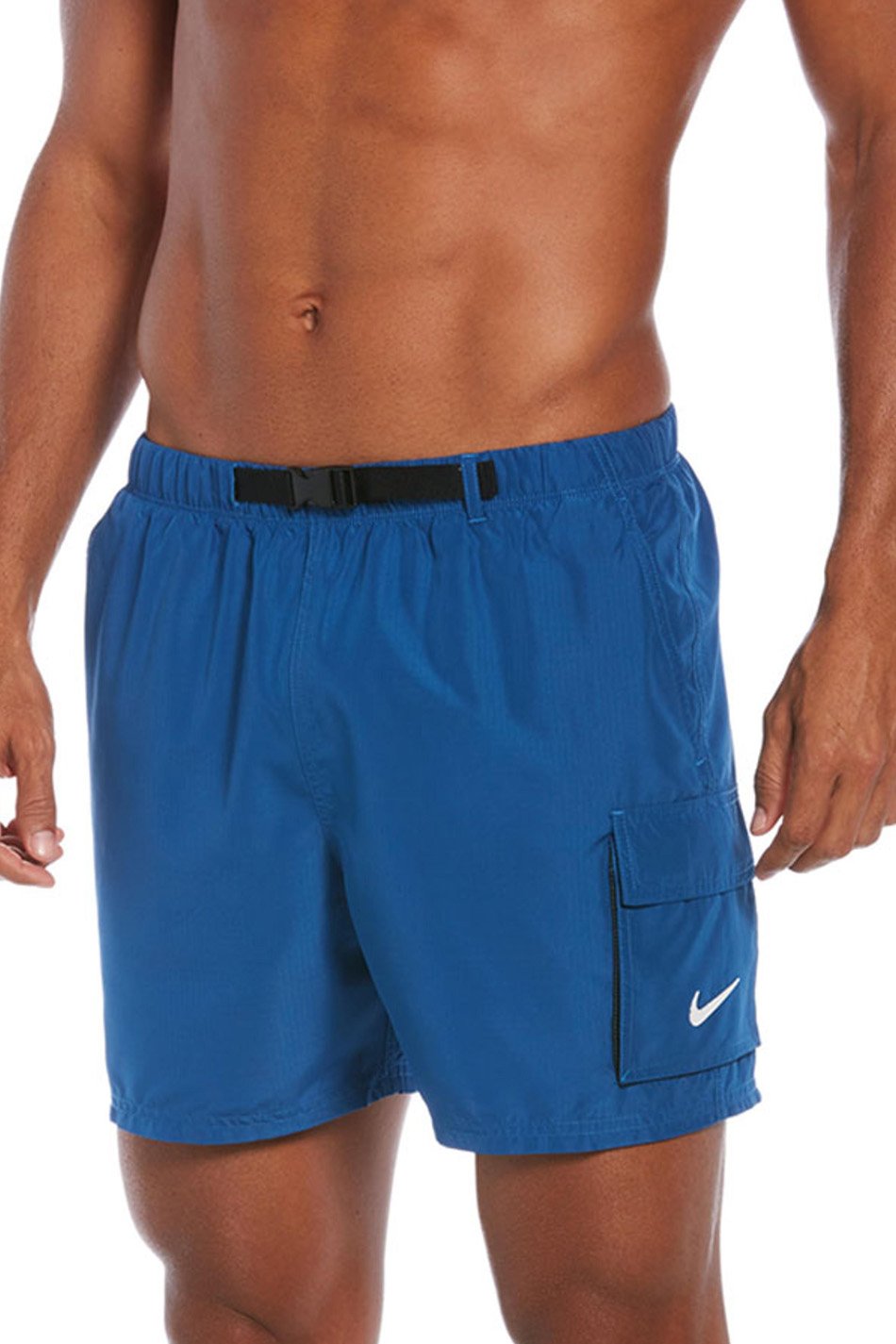 Nike Belted Packable Blue Badehose