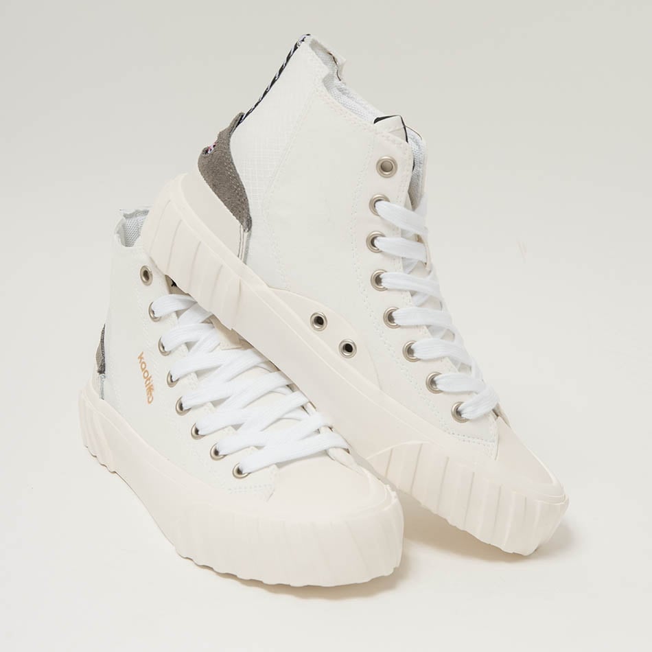 Kaotiko Keoni High White/ Green Sneaker