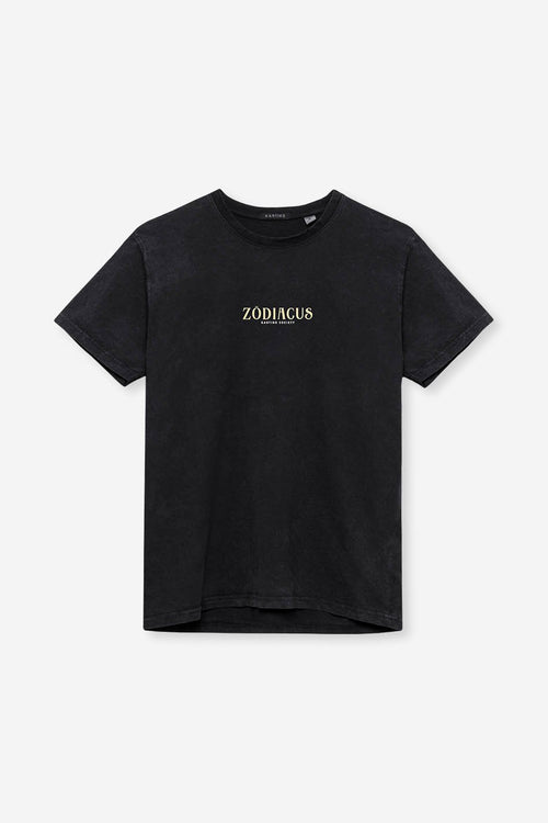T-Shirt Washed Zodiacus Black