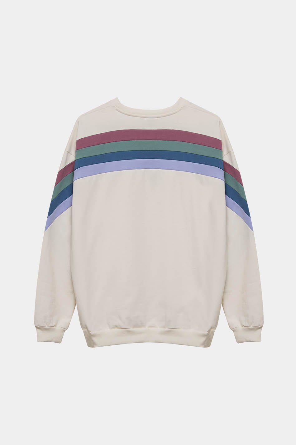 Ivory/Cherry Walker Sweatshirt