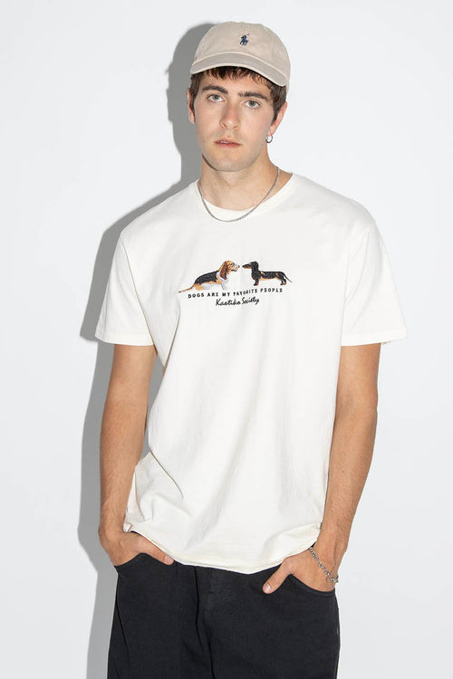 T-Shirt Washed Puppies Ivory