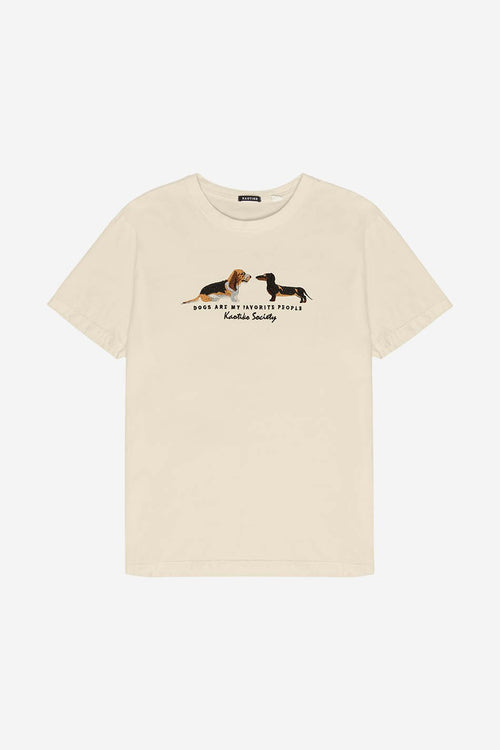 T-shirt Washed Puppies Ivoiry