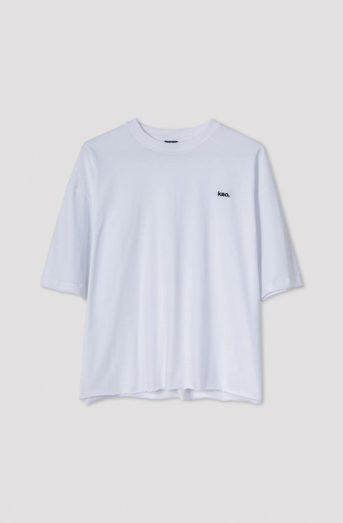 T-shirt Calvin Cropped White