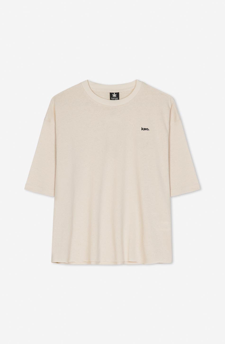 T-shirt Calvin Cropped Organic Cotton