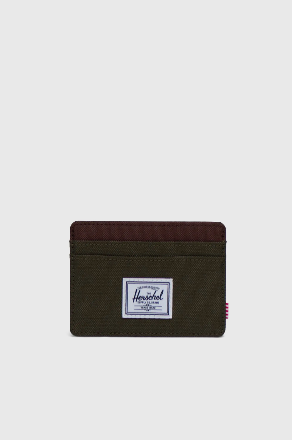 Tarjetero Herschel Charlie Ivy Green/ Chicory Coffee