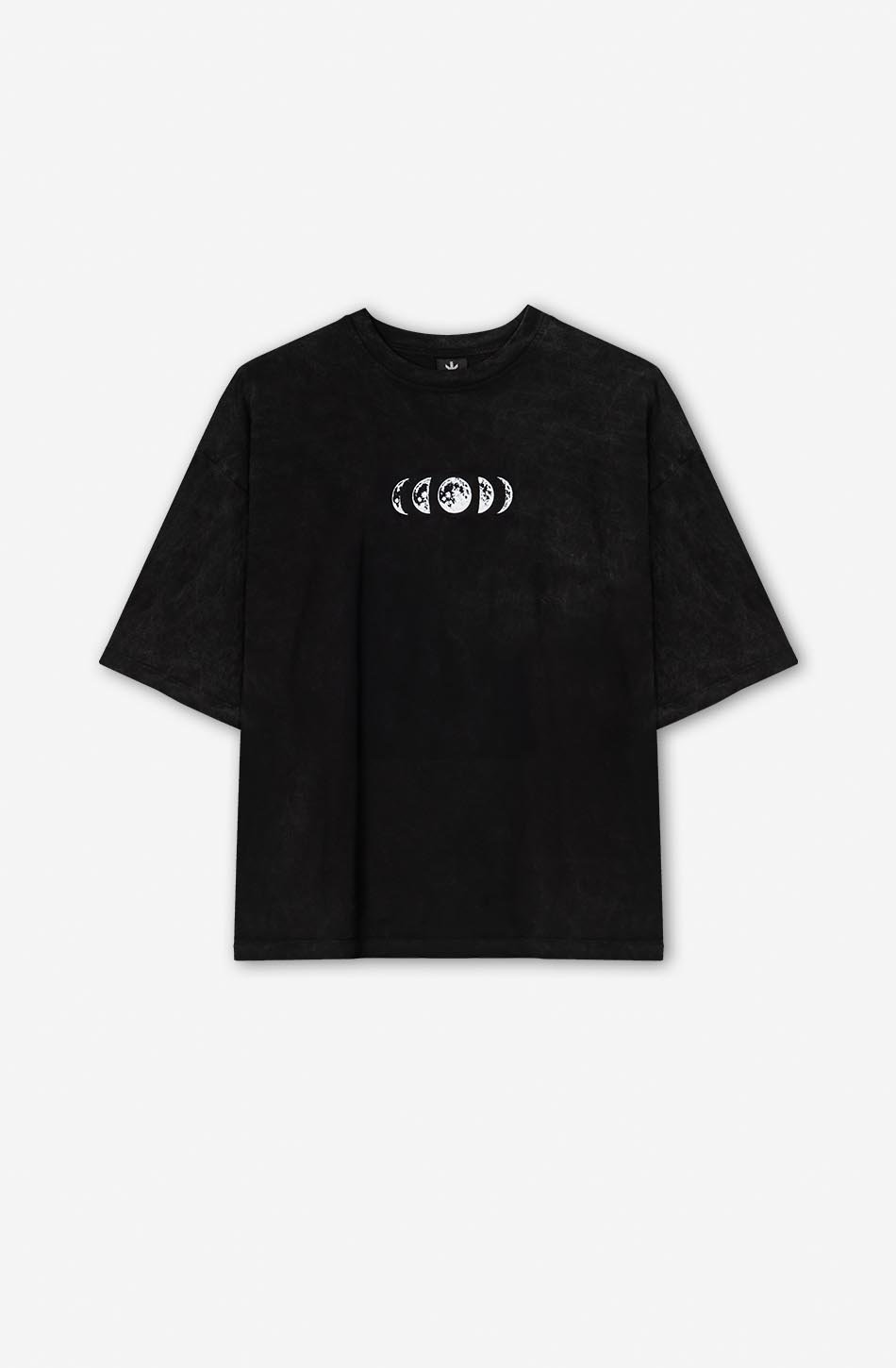 Black Hand Space Cropped T-Shirt