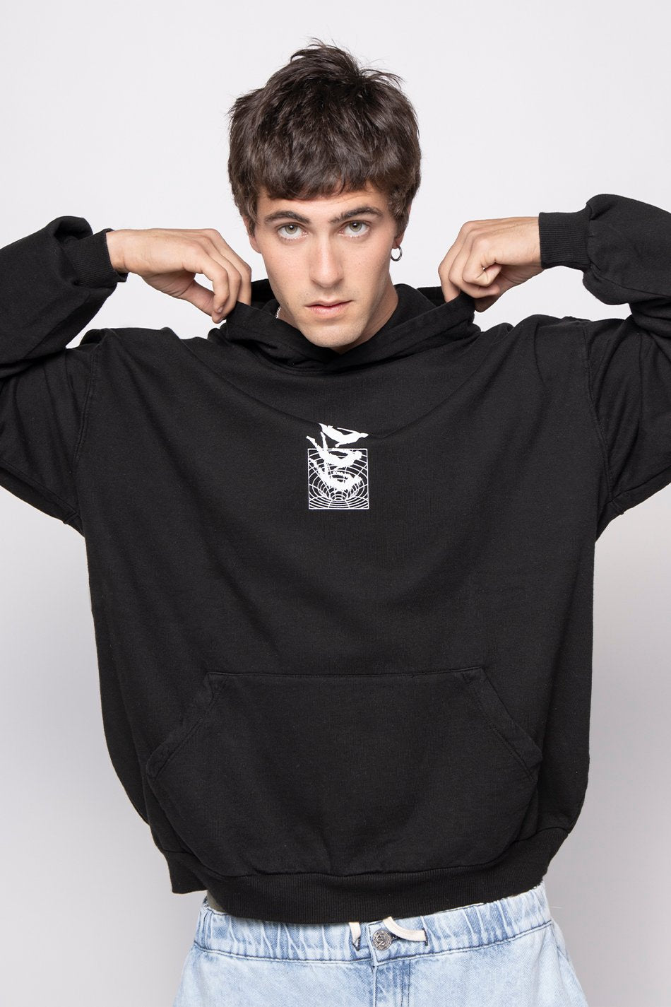 Cosmic Order Schwarzes Sweatshirt