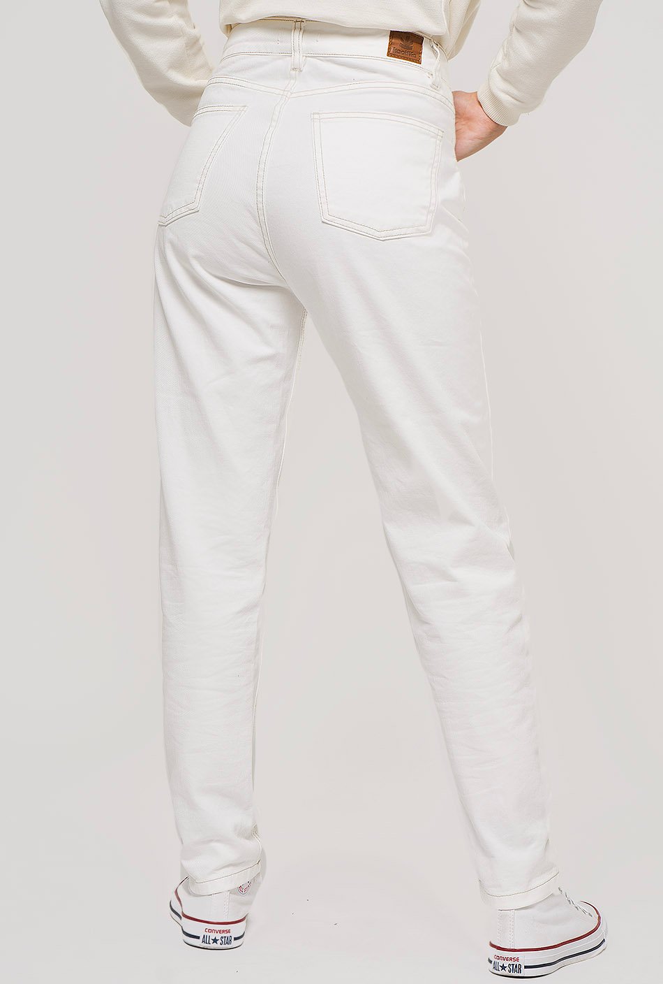 Pantalon oversize blanc